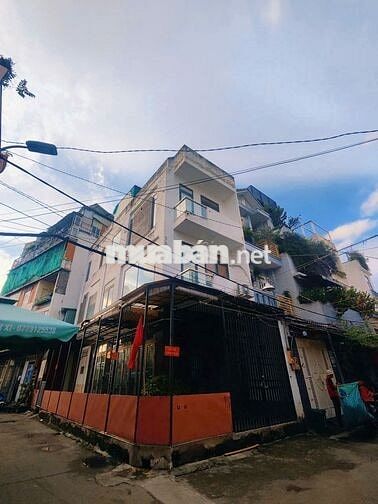 Nhà lô gốc 3 tầng, 2 mặt tiền hẻm xe hơi, cho thuê, kinh doanh