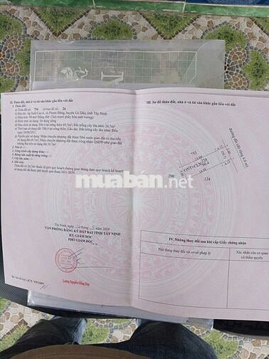 Anh trai bán gấp lô đất đẹp 90m2 gần Khu công nghiệp Phước Đông 620tr