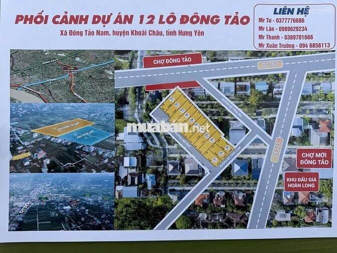 CHÍNH CHỦ BÁN ĐẤT FO SẴN SỔ GIÁ *** KHU VỰC ĐÔNG TẢO
