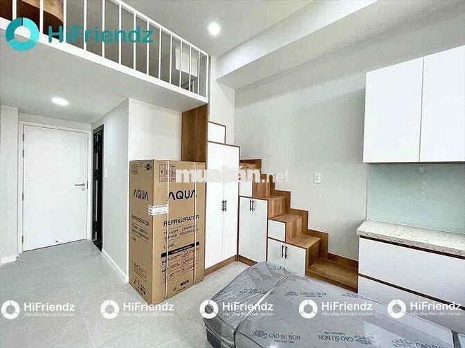 Căn Hộ Gác Bancol Máy Giặt Riêng Thang Máy New 100% Ngay ĐH Bách Khoa