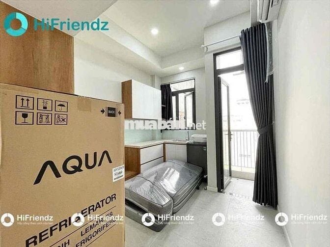 Căn Hộ Gác Bancol Máy Giặt Riêng Thang Máy New 100% Ngay ĐH Bách Khoa