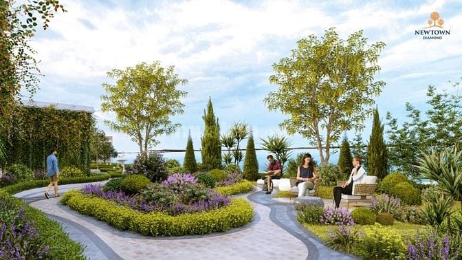 NEWTOWN DIAMOND - Căn hộ 1PN , nội thất cao cấp, không gian xanh