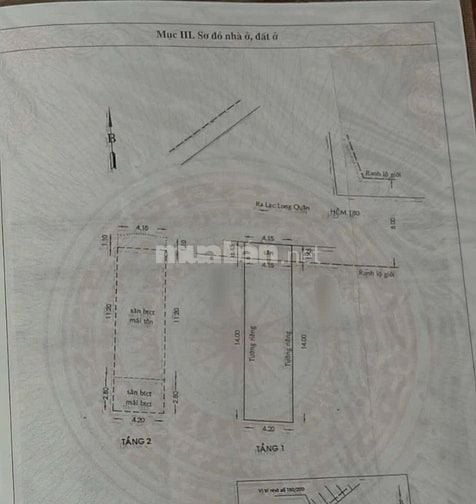 Hẻm 8m 60m2(4.2x15.5m) 2 tầng btct 3 PN Lạc Long Quân, p10, q11