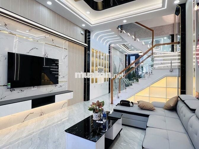 NHÀ PHỐ MỚI 100% - NHÀ PHỐ SIÊU ĐẸP -TRUNG MỸ TÂY 76M2, giá 6 ,8 tỷ