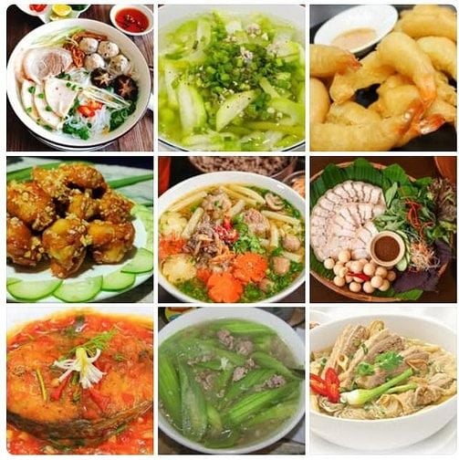 Thực đơn AMI thay đổi mỗi ngày – tươi ngon, sạch sẽ, dinh dưỡng đầy đủ