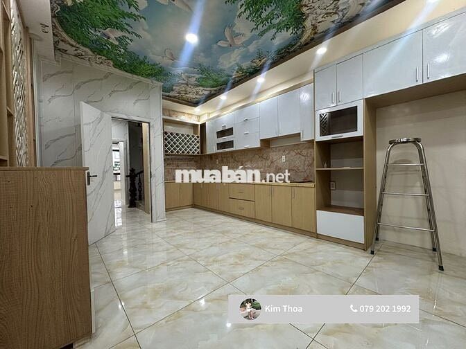 Trệt 5x21m (60m2) sẵn 2 phòng Vạn Phúc, xuất VAT máy lạnh hầm Giá 12tr