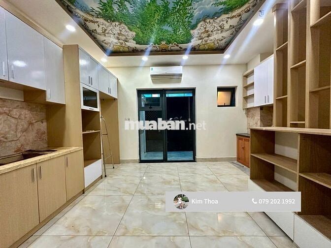 Trệt 5x21m (60m2) sẵn 2 phòng Vạn Phúc, xuất VAT máy lạnh hầm Giá 12tr