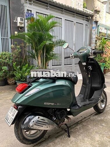 Vespa 50cc xanh rêu 2022 Zin100% CCCD chủ Bs.Tp