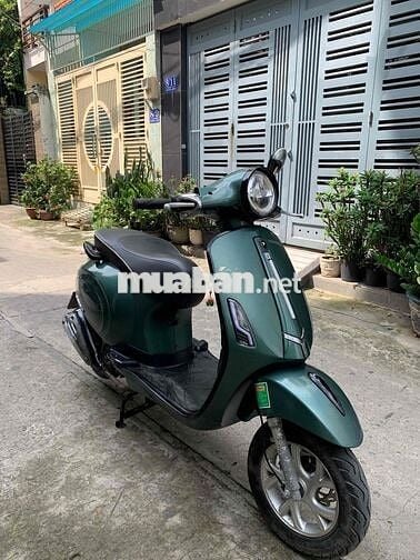 Vespa 50cc xanh rêu 2022 Zin100% CCCD chủ Bs.Tp