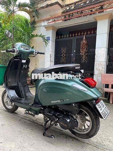 Vespa 50cc xanh rêu 2022 Zin100% CCCD chủ Bs.Tp