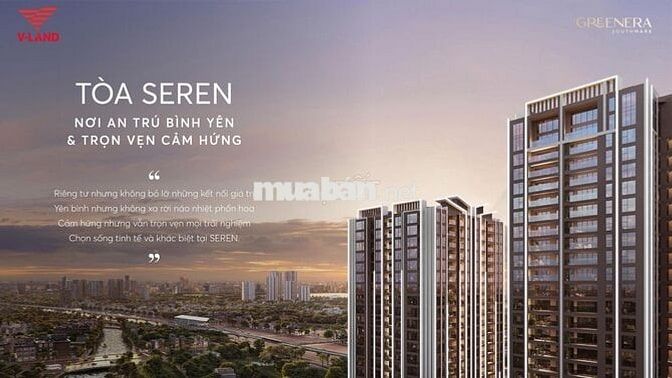 Bán căn hộ Greenera Southmark tại 486 Ngọc Hồi, giá 4,6 tỷ