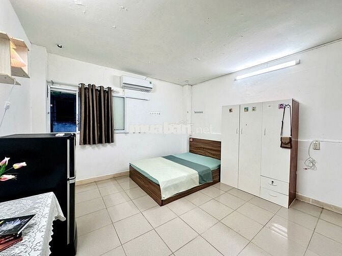 CHO THUÊ PHÒNG STUDIO ĐẦY ĐỦ NỘI THẤT - CỬA SỔ ÁNH SÁNG - TIỆN NGHI