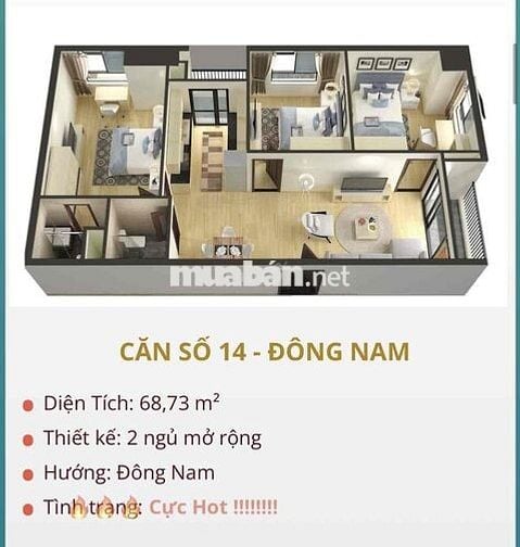 căn hộ MaisonGrand giá cực tốt chuẩn chuyên gia bàn giao full nội thất