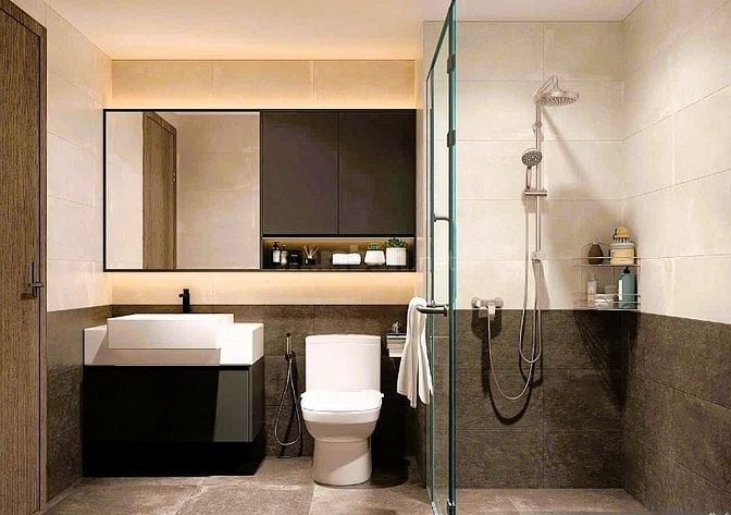 Sở hữu căn hộ 50m2 cao cấp mặt tiền Quốc lộ 1A với 2 phòng ngủ 1 WC
