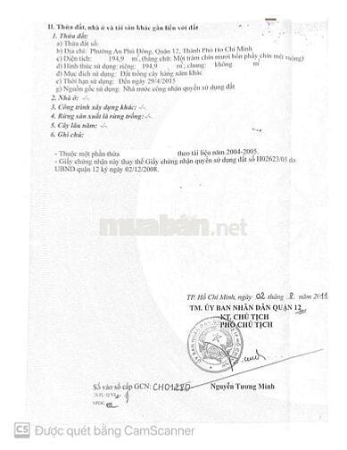 NGỘP BANK LÔ ĐẤT GIÁ TRỊ CAO, P.AN PHÚ ĐÔNG, Q.12