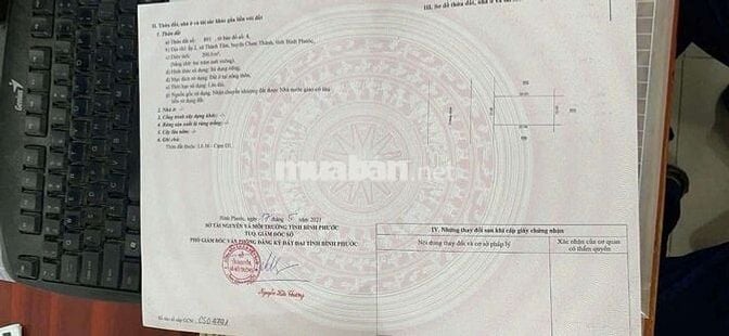 Bán lô đất thổ cư ngay khung công nghiệp besscovina thành tâm.