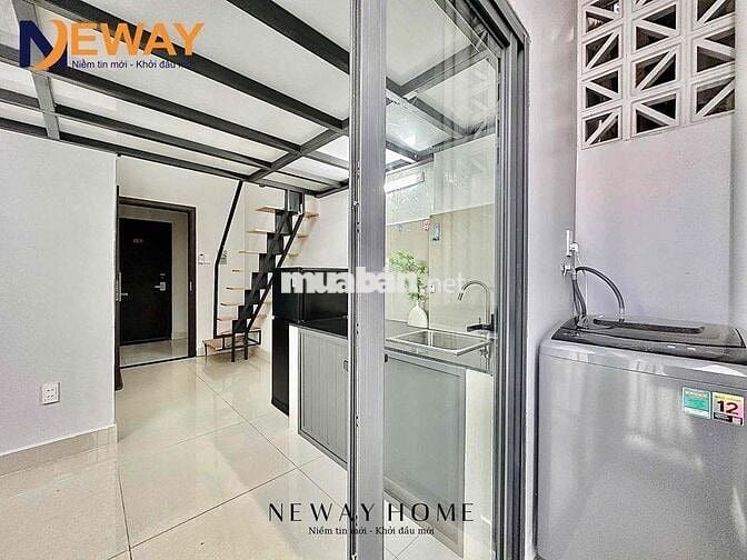 CĂN HỘ BAN CÔNG FULL. NỘI THẤT MÁY GIẶT RIÊNG NGAY GẦN AEON BÌNH TÂN
