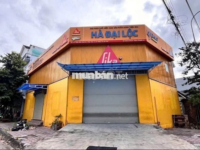 Cho thuê kho góc 2 mặt tiền khu dân cư phú an đường b1 và b11