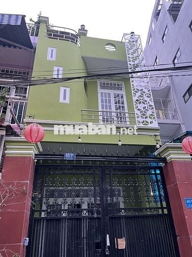 Cho thuê nhà hẻm rộng 4*12m ở 45/1AB Điện Biên Phủ sát Q1 giá 15trieu