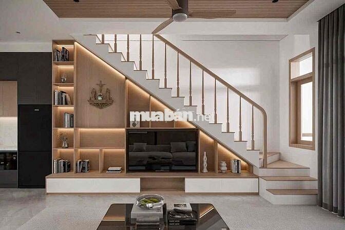 Bán nhà mới keng 2,7 tỷ đường xe hơi thông 1tret1lau 3 phòng ngủ