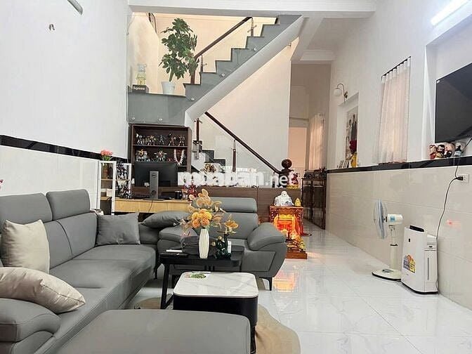 NHÀ Ở NGAY 103M2 ( 5.5 x18.7 ), HẺM OTO, TRỆT LẦU, THUẬN AN, 3 ĐỒNG TL