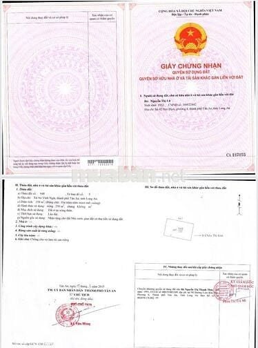 ĐẤT MẶT TIỀN Đường Châu Thị Kim, Xã An Vĩnh Ngãi, TP Tân An, Long An