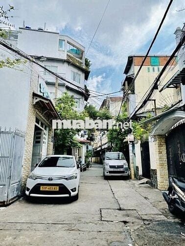 ÂU CƠ–XE HƠI ĐỖ CỬA–ĐỐI DIỆN BV TÂN PHÚ–57M²(4,1x14)–2 TẦNG KIÊN CỐ