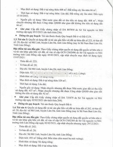 BĐS xã Mê Linh, huyện Lâm Hà, Lâm Đồng (Xã Nam Ban Lâm Hà, Lâm Đồng)