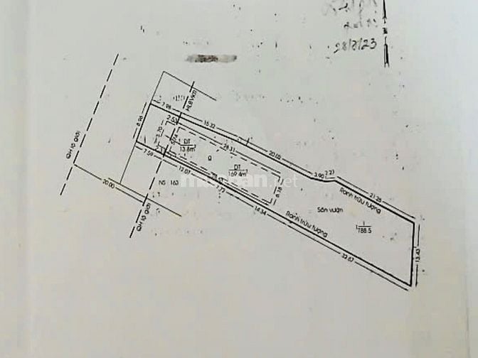  BÁN ĐẤT MẶT TIỀN MỄ CỐC, Q. 8 – DT:788m2 - 38 TỶ