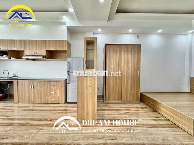 CĂN HỘ DỊCH VỤ MỚI ĐẦY  ĐỦ NỘI THẤT BAN CÔNG THOÁNG MÁT GẦN AEON TP