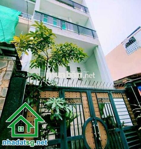 HẺM 3,5M – PHƯỜNG 6, TÂN BÌNH – DT 75M² (4,3x17) – 4 TẦNG – 5PN, 5WC