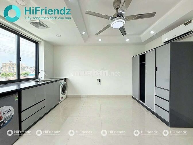 STUDIO FULL NỘI THẤT BANCOL MÁY GIẶT RIÊNG NGAY ĐH IUH
