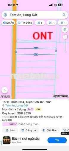 XÃ LONG ĐIỀN - TP HCM ( xã Tam Phước - BRVT cũ )
📐 Diện tích 5x32
