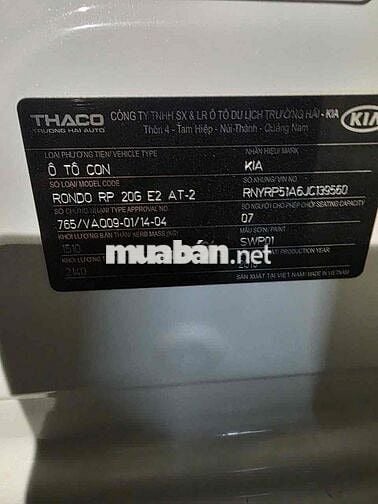 Kia Rondo 2018 2.0 GAT - 63000 km