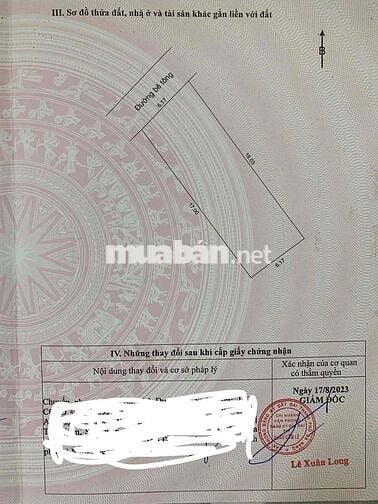 BÁN ĐẤT KIỆT Ô TÔ 42 TRƯỜNG SƠN ĐI VÀO 100M - HOÀ THỌ TÂY
