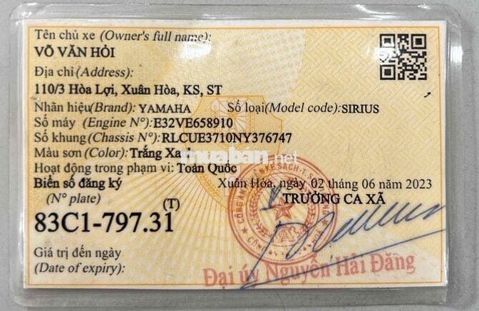 Sirius Rc 2023 Dọn Kiểng, Odo 3900km, Zin Đẹp Keng