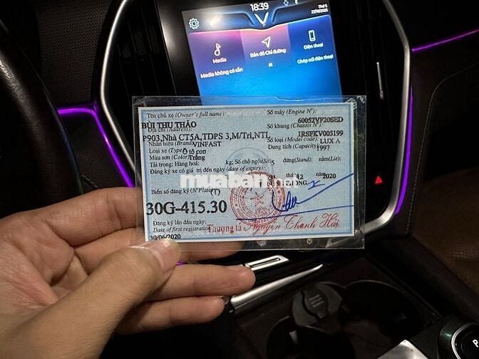 VinFast Lux A2.0 2019 Plus 2.0 AT - 65000 km