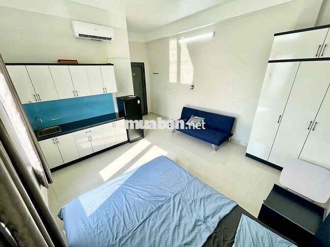 CHO THUÊ PHÒNG FULL NỘI THẤT 35m2, CỬA SỔ LỚN NGAY TẠI CHU VĂN AN