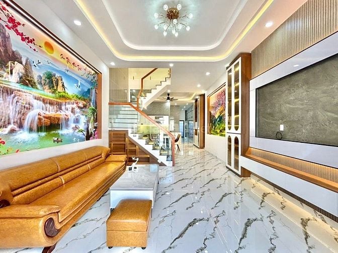 BÁN NHÀ CHỢ PHƯỚC VÂN ,GIÁ 1 TỶ 870 - CÁCH BẾN XE MIỀN TÂY 20 PHÚT