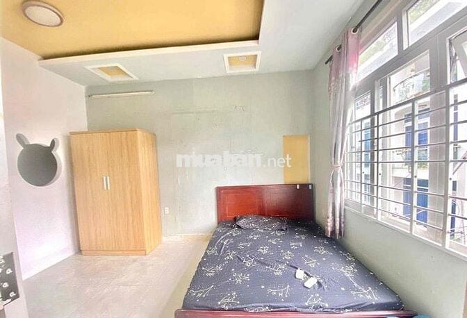 1 phòng ngủ bancol mới -gần sân bay-full nội thất-phường 13,tân bình