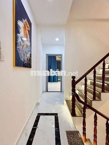 NHÀ ĐẸP 4 TẦNG – HẺM XE HƠI – SÁT NGUYỄN VĂN LƯỢNG – CHỈ 6.55 TỶ
