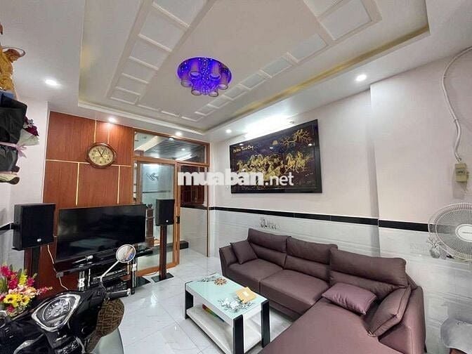 Bán nhà mới  2 tầng , Hẽm xe hơi đường Quang Trung , Gò Vấp