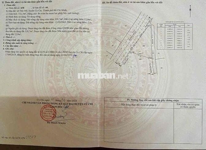 🏡 CHÍNH CHỦ GỬI BÁN ĐẤT ĐẸP – XÃ THÁI MỸ, CỦ CHI, TP.HCM 🏡