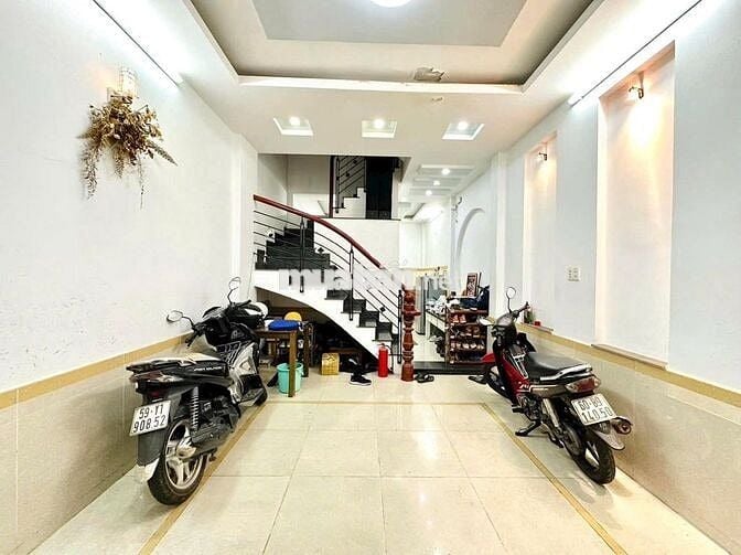 Nhà 45m2, 4 tầng 4PN, hẻm xe hơi, Phan Đăng Lưu Phú Nhuận, dọn ở ngay