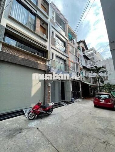 Nhà 45m2, 4 tầng 4PN, hẻm xe hơi, Phan Đăng Lưu Phú Nhuận, dọn ở ngay