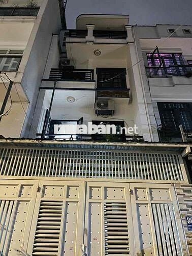 NHÀ 4 TẦNG HẺM NHỰA XE HƠI THÔNG- 60M2 VUÔNG A4  CHUẨN PHONG THUỶ