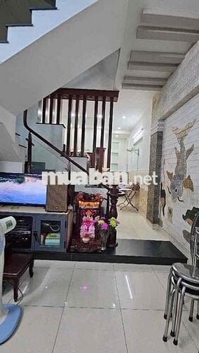 NHÀ 3TẦNG BHHB GIÁP TÂN PHÚ - HẺM 8M THÔNG - 52M² - 5.1TỶ