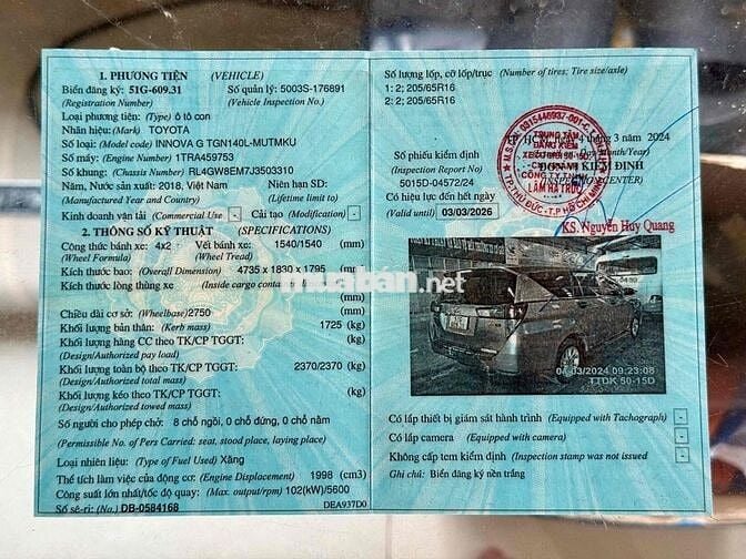 🆘🆘🆘INNOVA 2.0G 2018 Tự Động FuLL Option Đẹp Zin99%