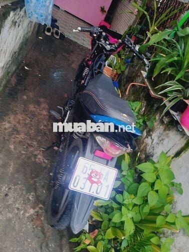 Xe máy Suzuki màu hồng cho cả nam và nữ
