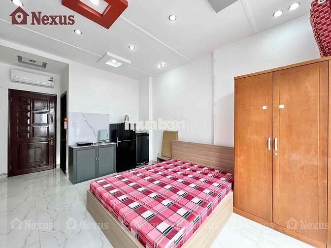 STUDIO BAN CÔNG, MÁY GIẶT RIÊNG FULL NỘI THẤT GẦN CẦU CHỮ Y